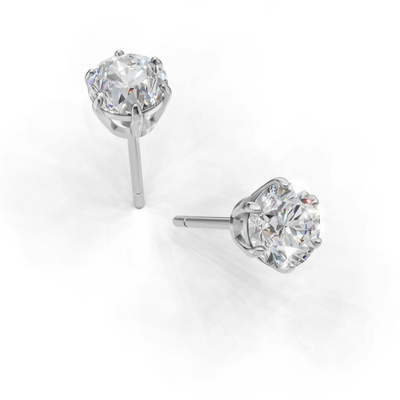 Pierce Round Solitaire 18k White Gold 1ct
