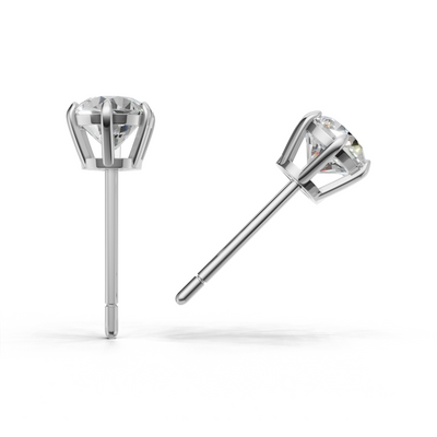 Pierce Round Solitaire 18k White Gold 1ct