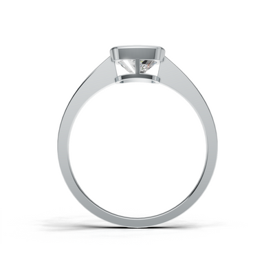 Cushion Lab Grown Diamond Bezel Ring