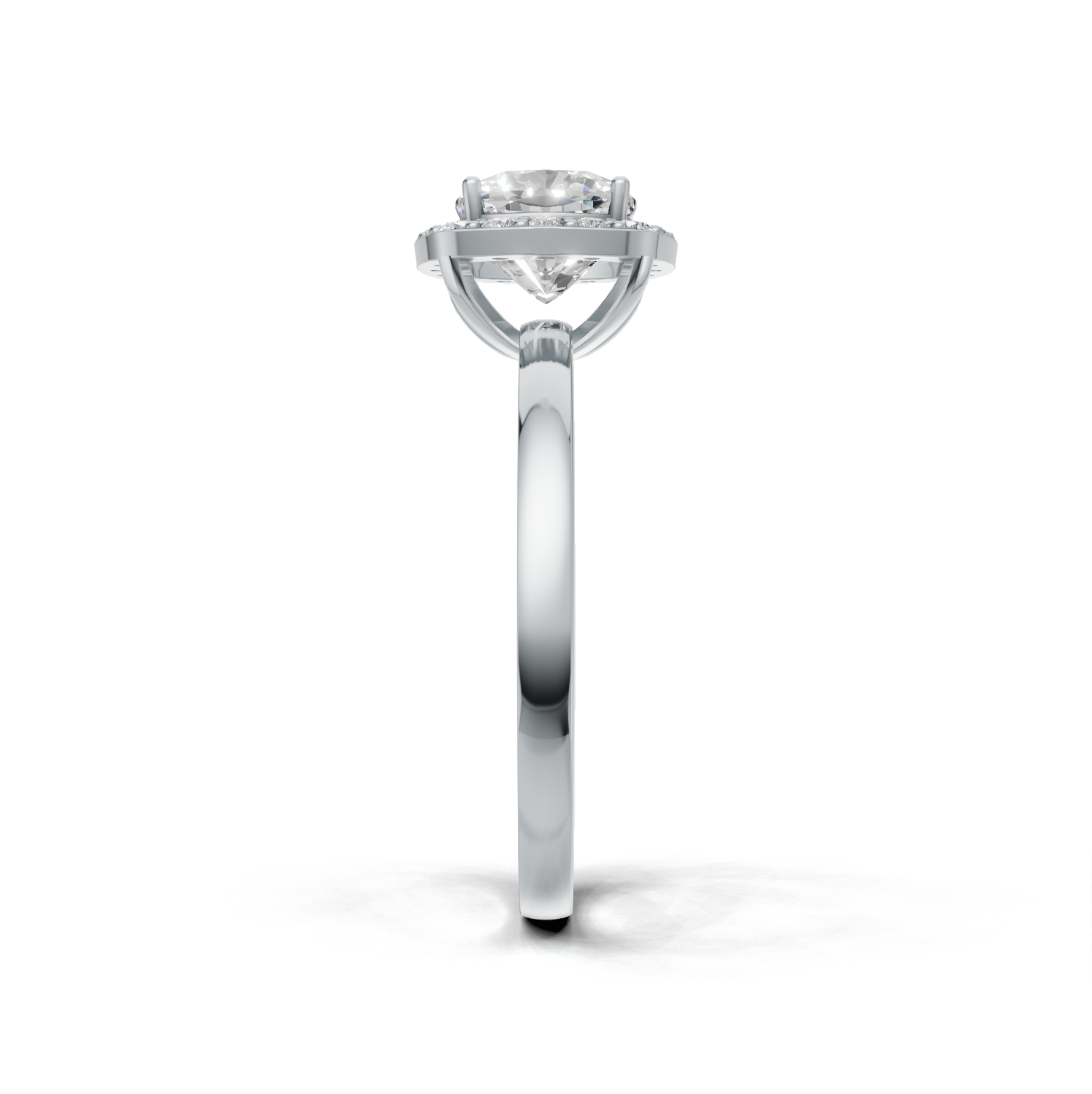 Cushion Lab Grown Diamond Halo Ring