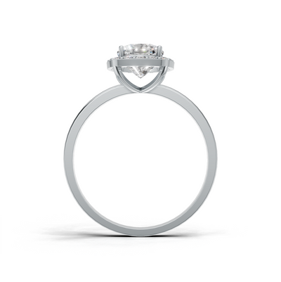 Cushion Lab Grown Diamond Halo Ring