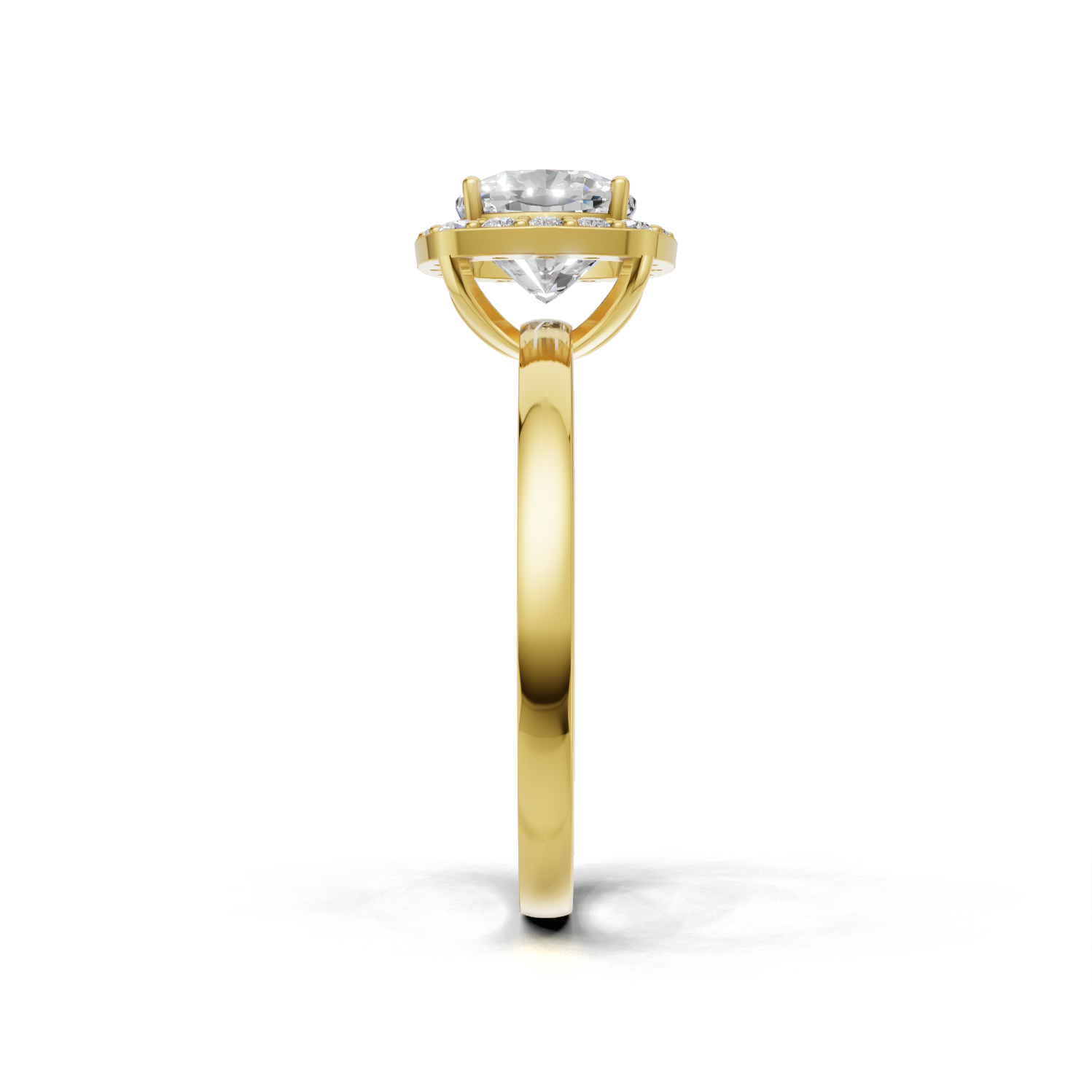 Cushion Lab Grown Diamond Halo Ring