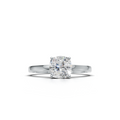 Cushion Lab Grown Diamond Solitaire Ring