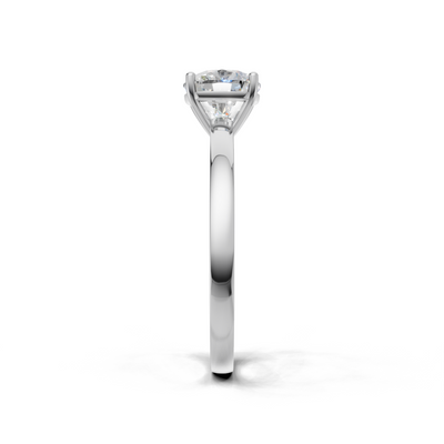 Cushion Lab Grown Diamond Solitaire Ring