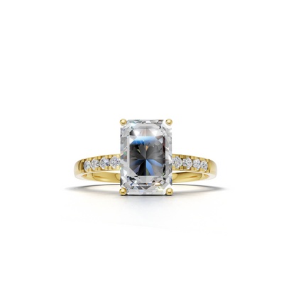 Ring Emerald Side Dia