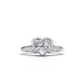 Heart Lab Grown Diamond Bezel Ring