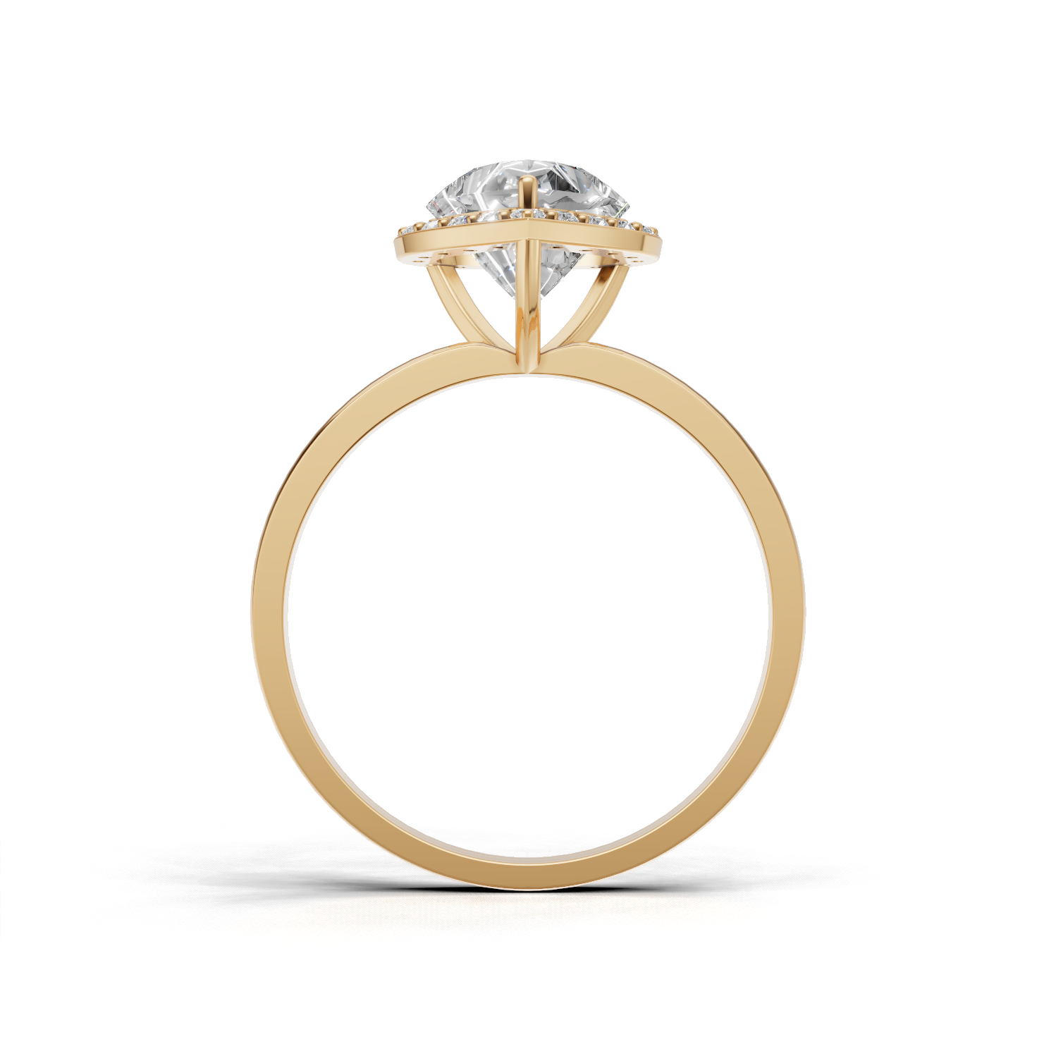 Heart Lab Grown Diamond Halo Ring