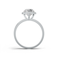 Heart Lab Grown Diamond Halo Ring