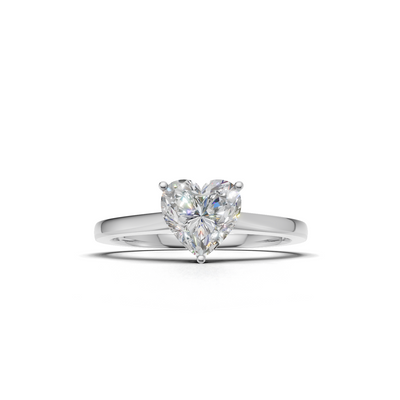 Ring Heart Solitaire