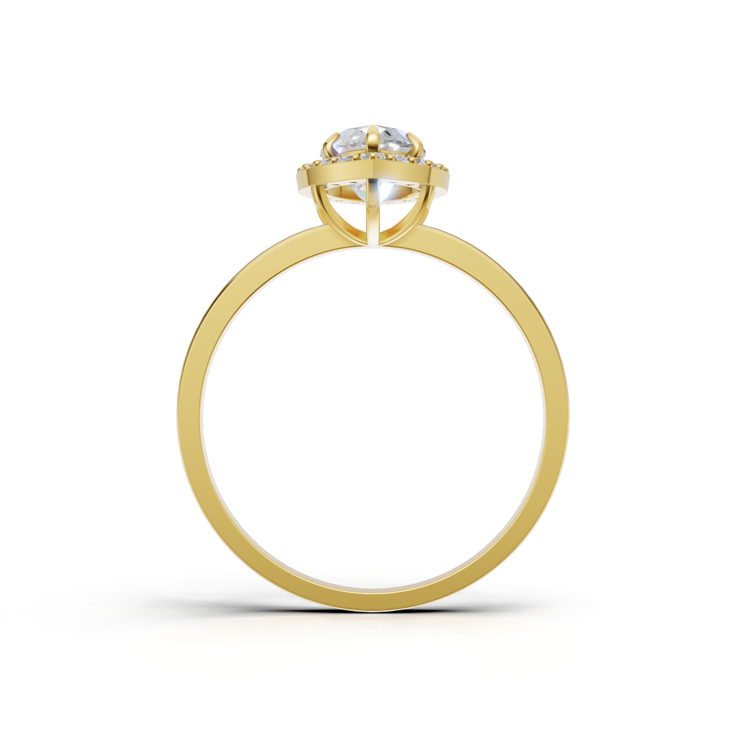Marquise Lab Grown Diamond Halo Ring