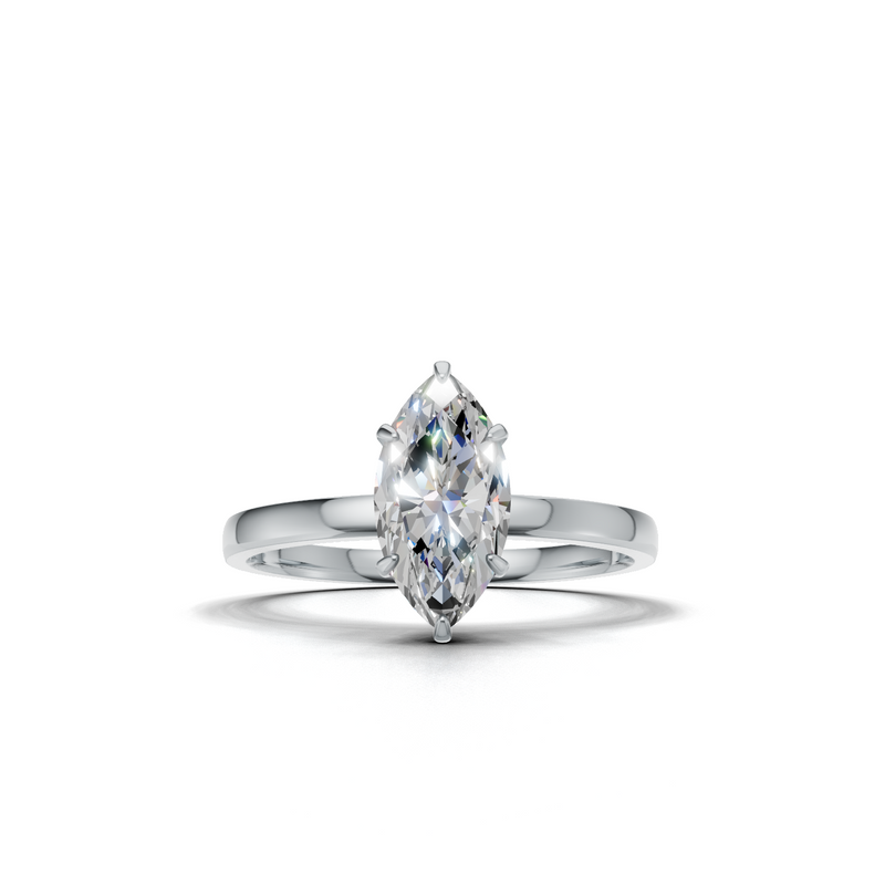 Marquise Lab Grown Diamond Solitaire Ring