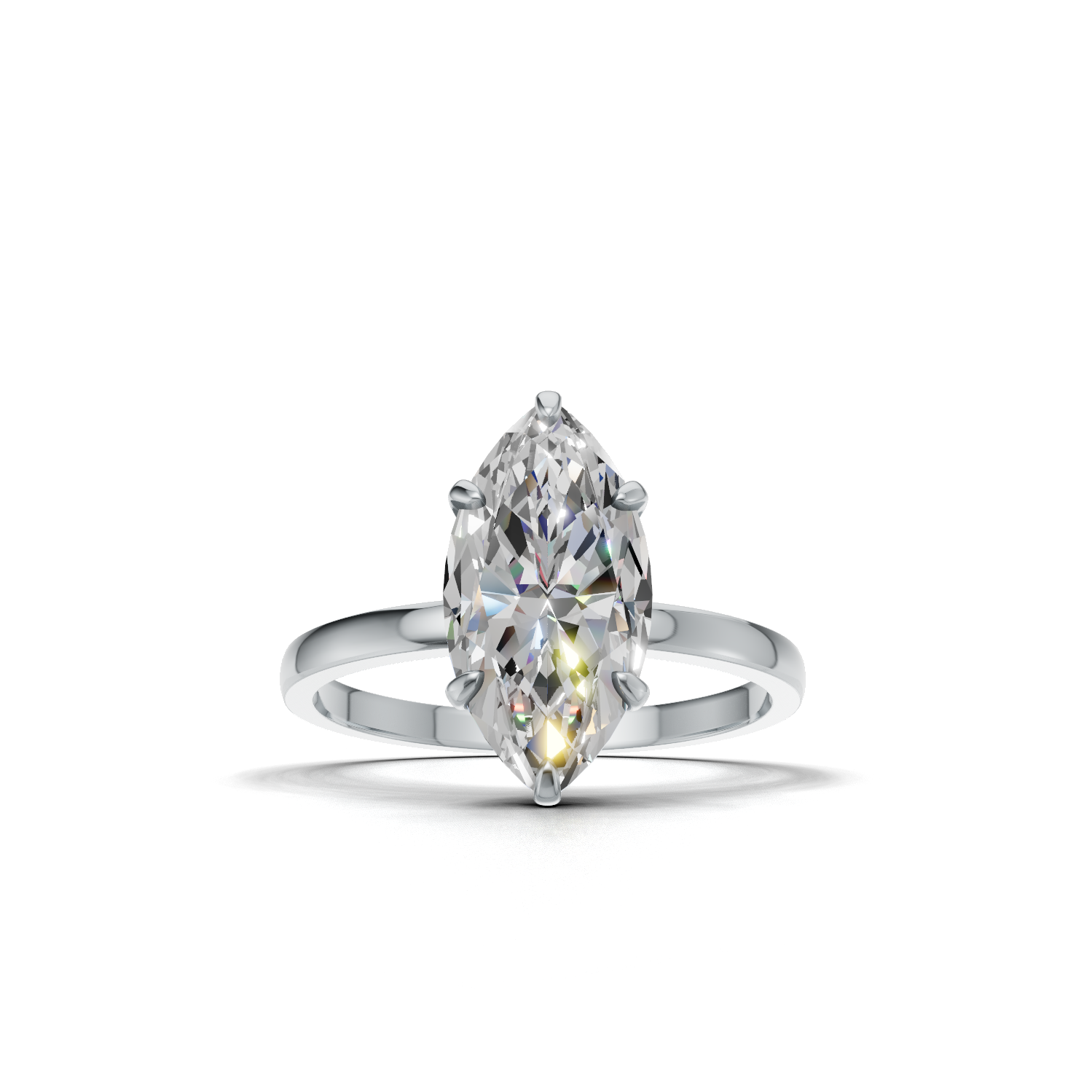 Marquise Lab Grown Diamond Solitaire Ring