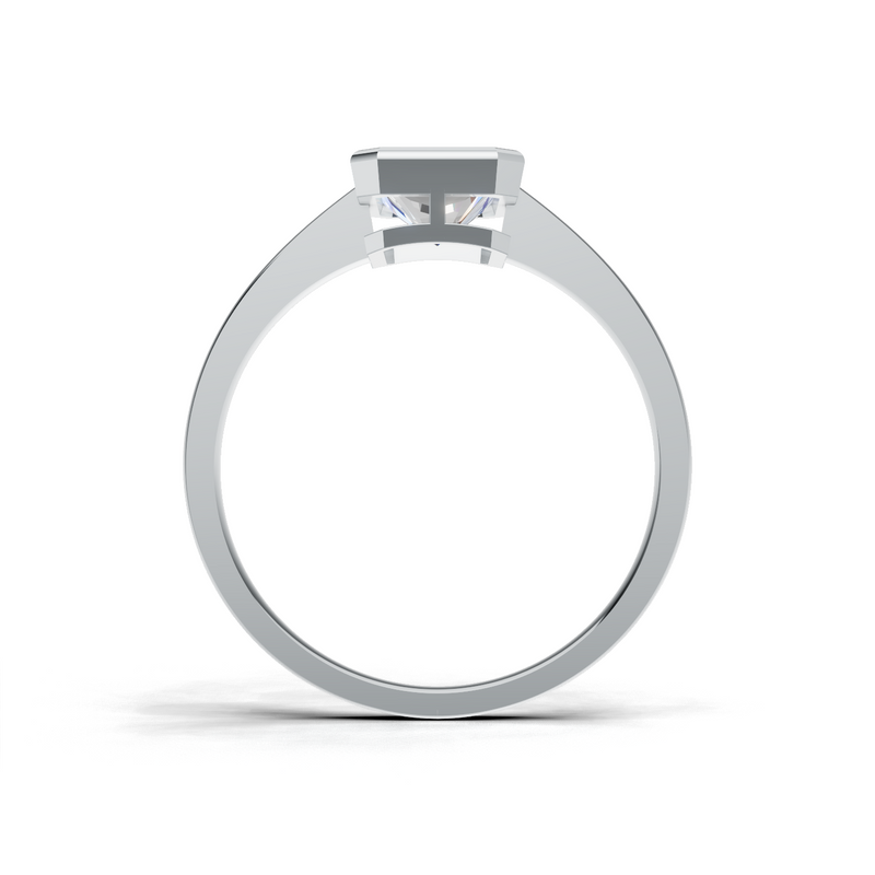 Oval Lab Grown Diamond Bezel Ring
