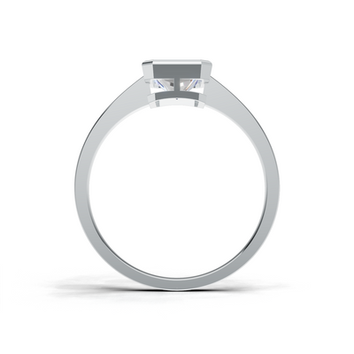 Oval Lab Grown Diamond Bezel Ring