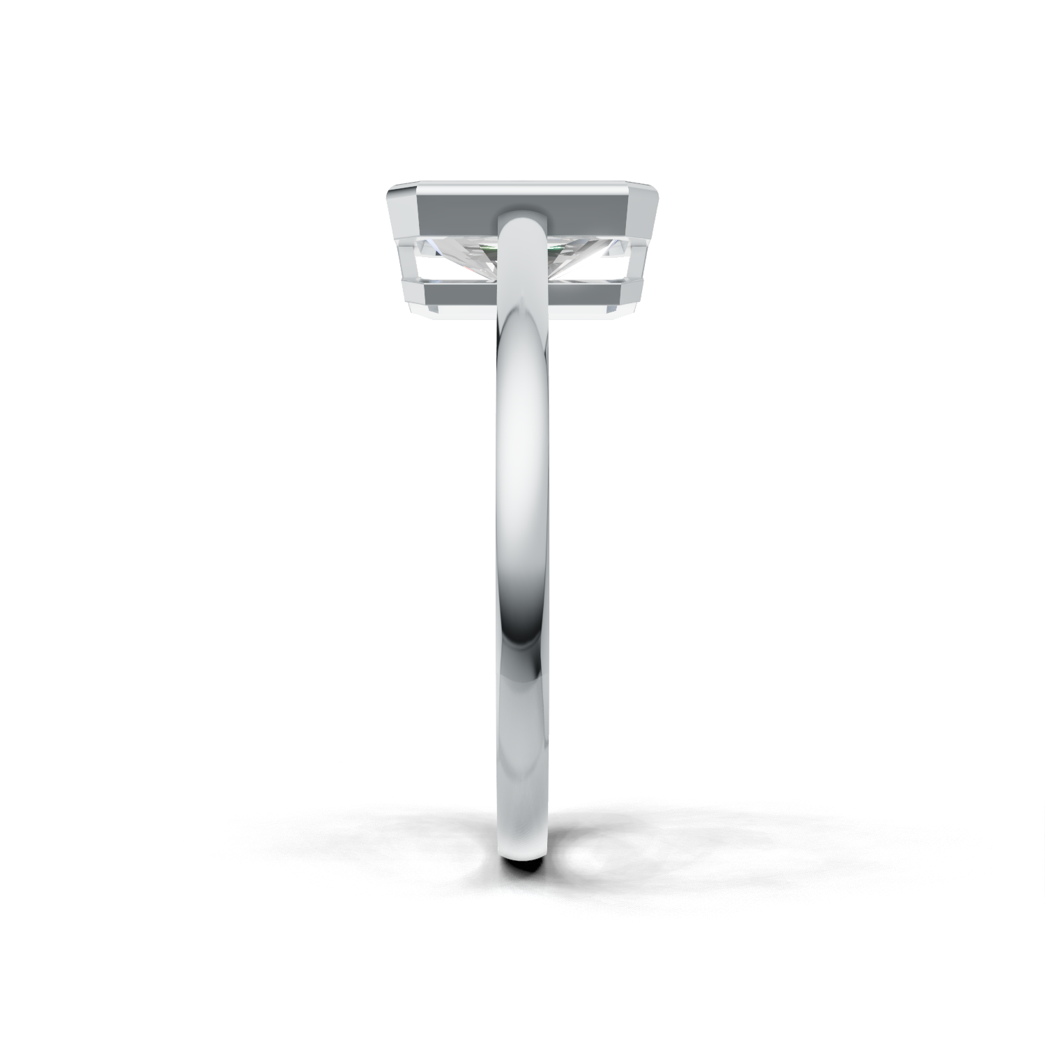 Oval Lab Grown Diamond Bezel Ring