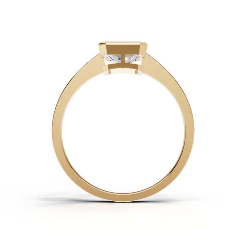 Oval Lab Grown Diamond Bezel Ring