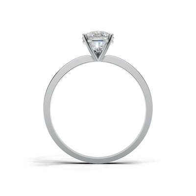 Pear Lab Grown Diamond Solitaire Ring