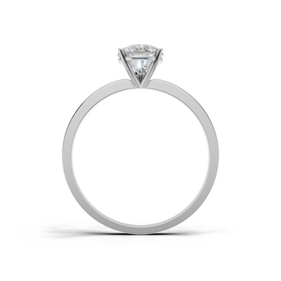 Pear Lab Grown Diamond Solitaire Ring