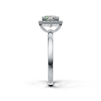 Princess Lab Grown Diamond Halo Ring