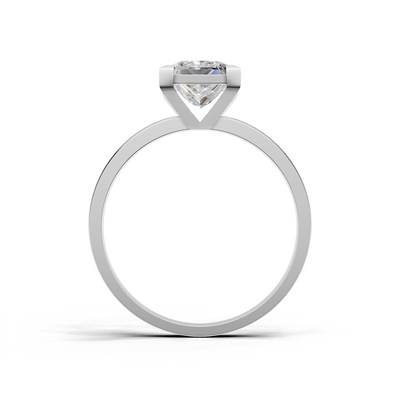 Princess Lab Grown Diamond Solitaire Ring