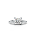 Princess Lab Grown Diamond Solitaire Ring
