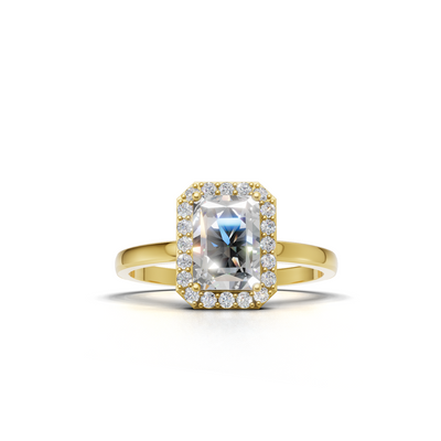 Radiant Lab Grown Diamond Halo Ring
