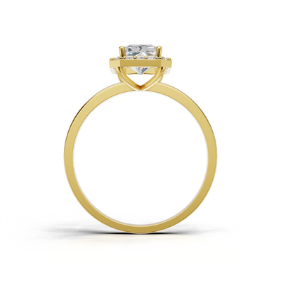 Radiant Lab Grown Diamond Halo Ring