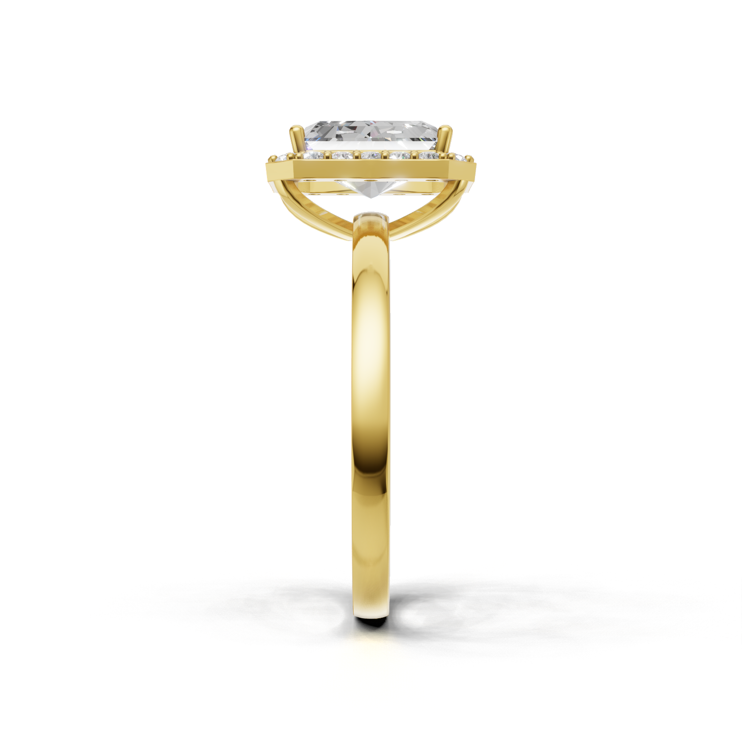 Radiant Lab Grown Diamond Halo Ring
