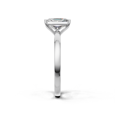 Radiant Lab Grown Diamond Solitaire Ring