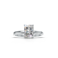 Radiant Lab Grown Diamond Solitaire Ring