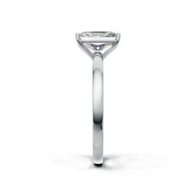 Radiant Lab Grown Diamond Solitaire Ring