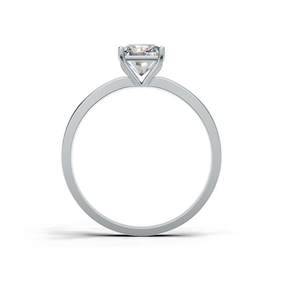 Radiant Lab Grown Diamond Solitaire Ring