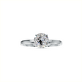 Round Lab Grown Diamond Solitaire Ring