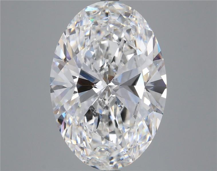 8.08 Carat Oval Lab Diamond