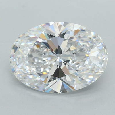 3.52 Carat Oval Lab Diamond