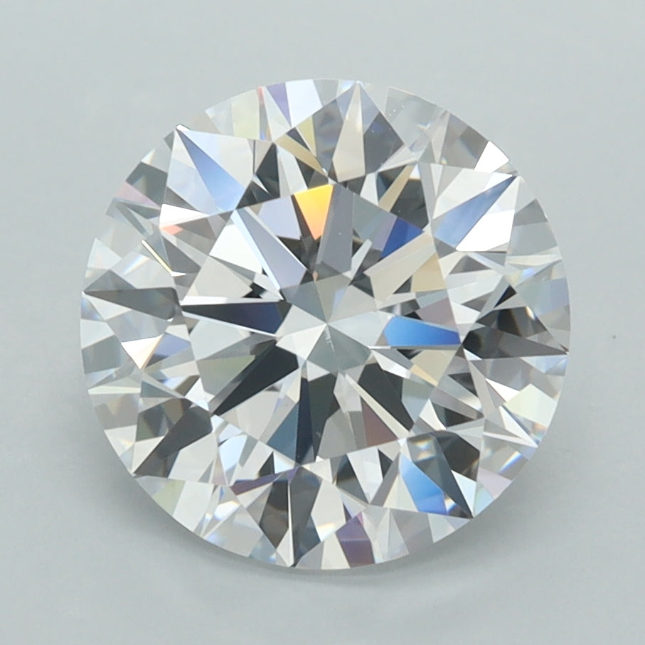 3.40 Carat Round Lab Diamond