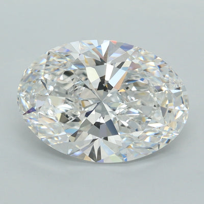 3.40 Carat Oval Lab Diamond