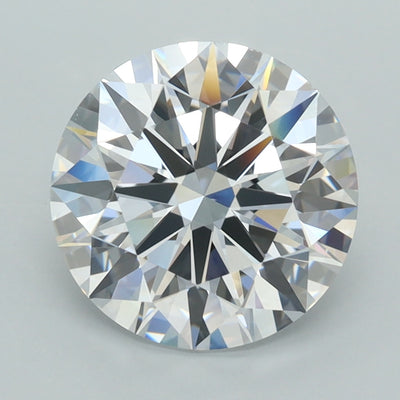 3.44 Carat Round Lab Diamond