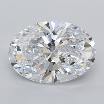 3.22 Carat Oval Lab Diamond
