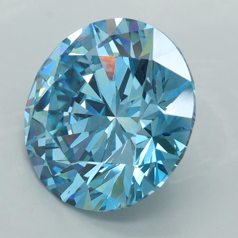5.05 Carat Round Lab Diamond :: Greenstar spin frame 03