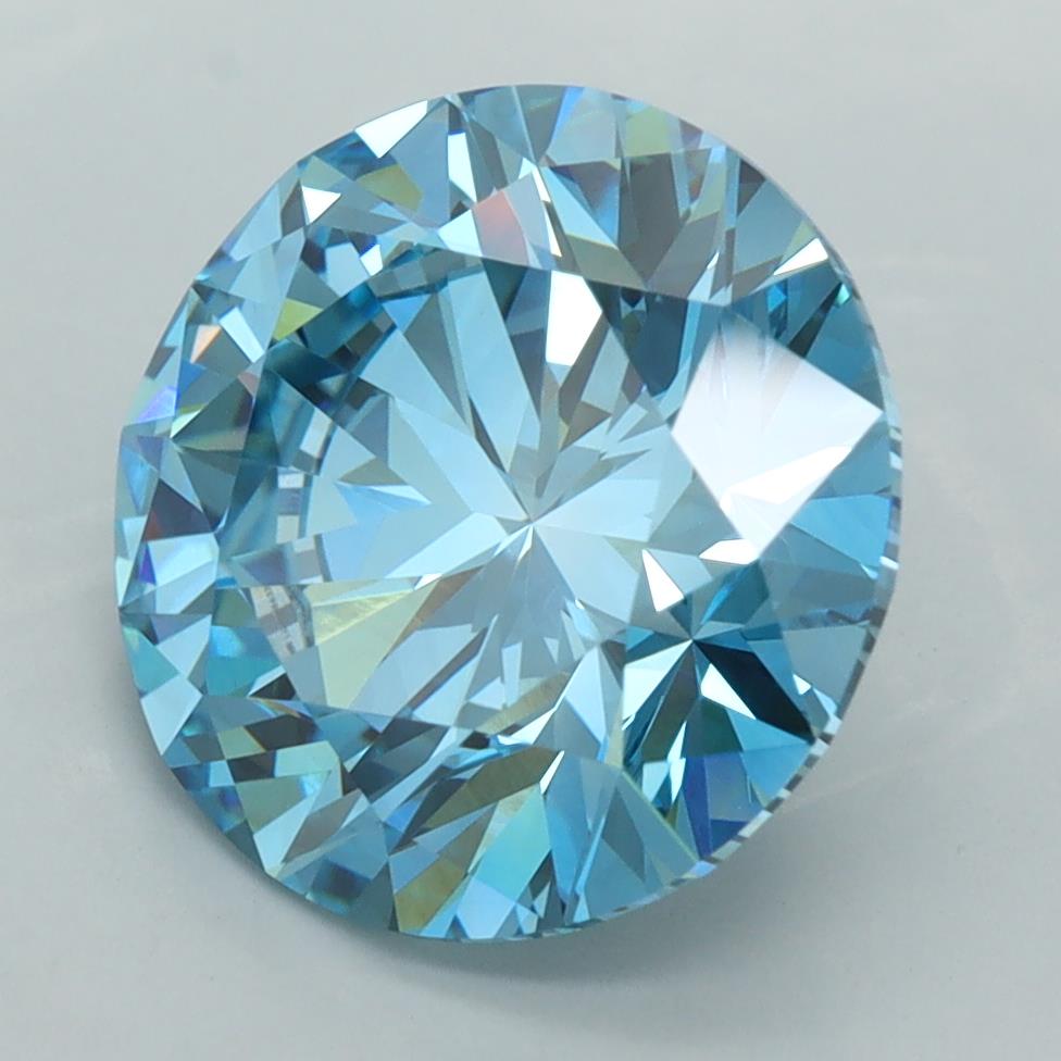 5.01 Carat Round Lab Diamond :: Greenstar spin frame 03