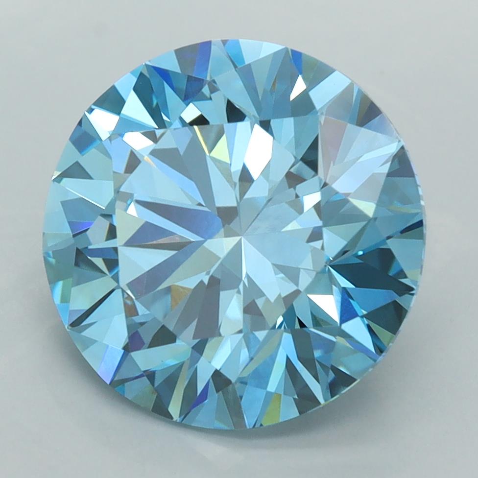 5.01 Carat Round Lab Diamond :: Greenstar spin frame 07