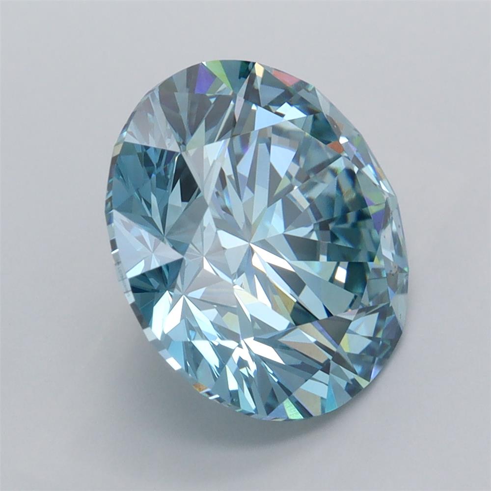 4.97 Carat Round Lab Diamond :: Greenstar spin frame 07