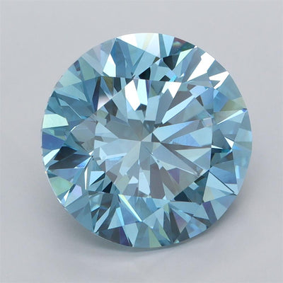 5.01 Carat Round Lab Diamond :: Greenstar spin frame 05