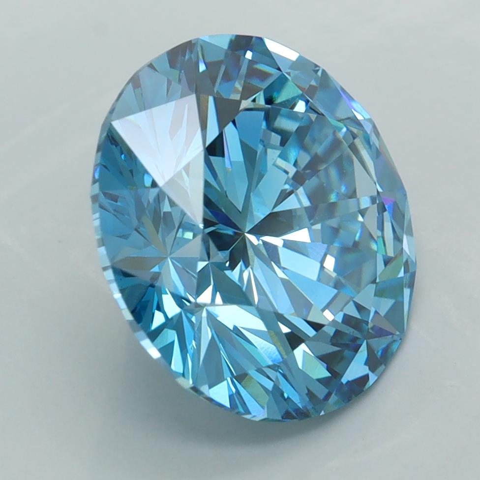5.02 Carat Round Lab Diamond :: Greenstar spin frame 06