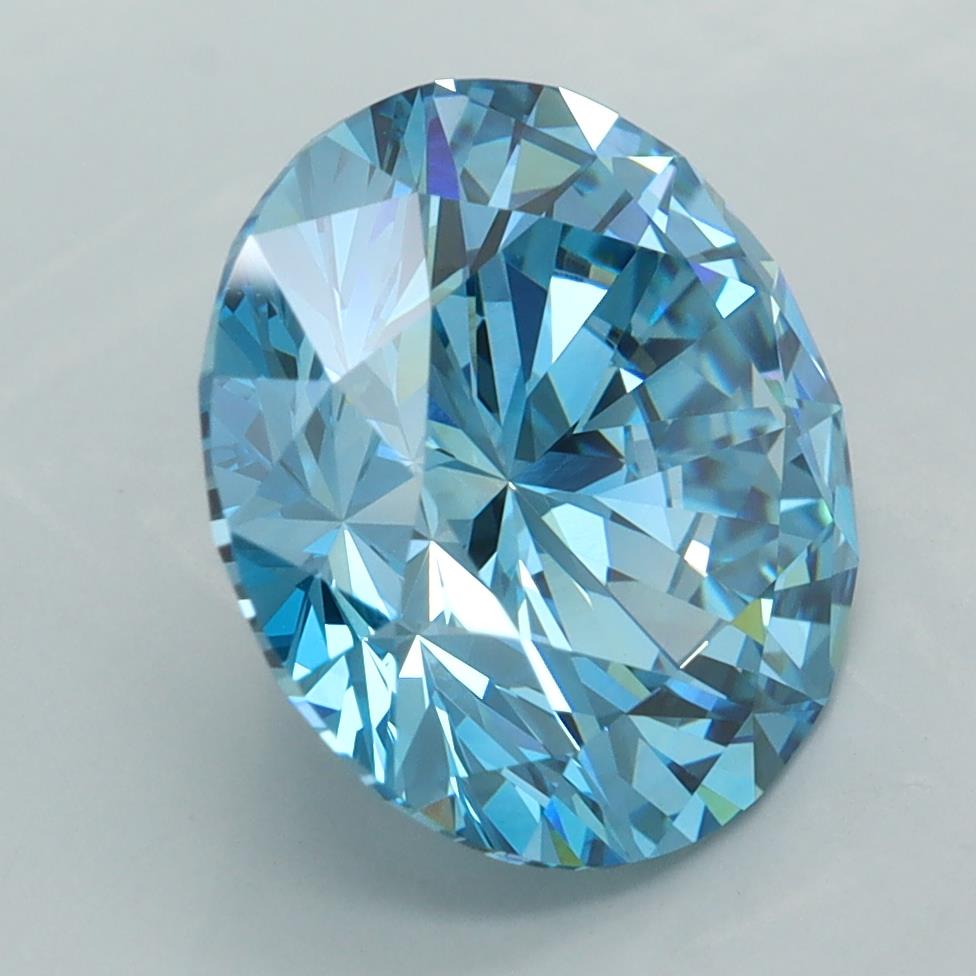 5.05 Carat Round Lab Diamond :: Greenstar spin frame 06
