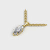 Pendant Marquise Solitaire 18k Yellow Gold 1ct :: PENDANT MARQUISE SOLITAIRE K18 Yellow Gold 1ct 4.mp4