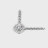 Pendant Cushion Halo 18k White Gold 1ct :: PENDANT CUSHION HALO K18 White Gold 1ct 4.mp4