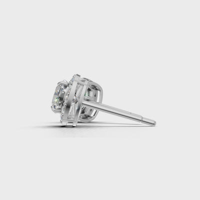 Pierce Cushion Halo 18k White Gold 1ct :: PIERCE CUSHION HALO K18 White Gold 1ct 4.mp4