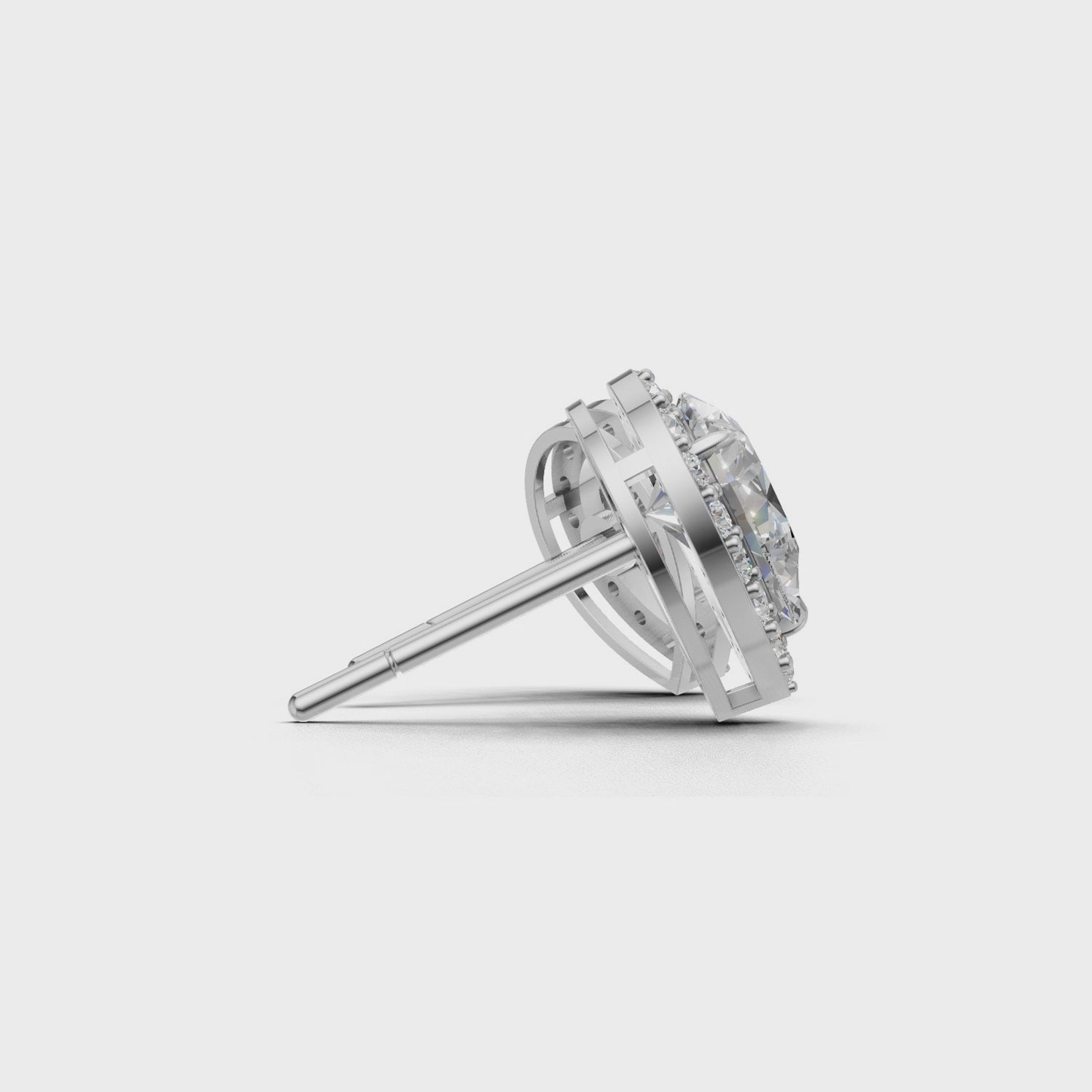 Pierce Pear Halo 18k White Gold 1ct :: PIERCE PEAR HALO K18 White Gold 1ct.mp4